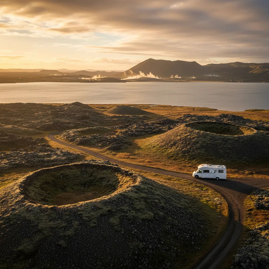 Motorhome travel photography