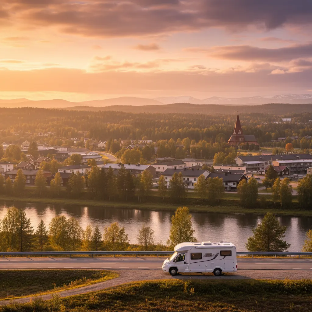 Motorhome travel photography