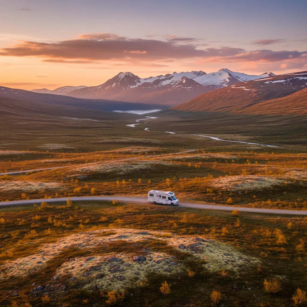 Motorhome travel photography