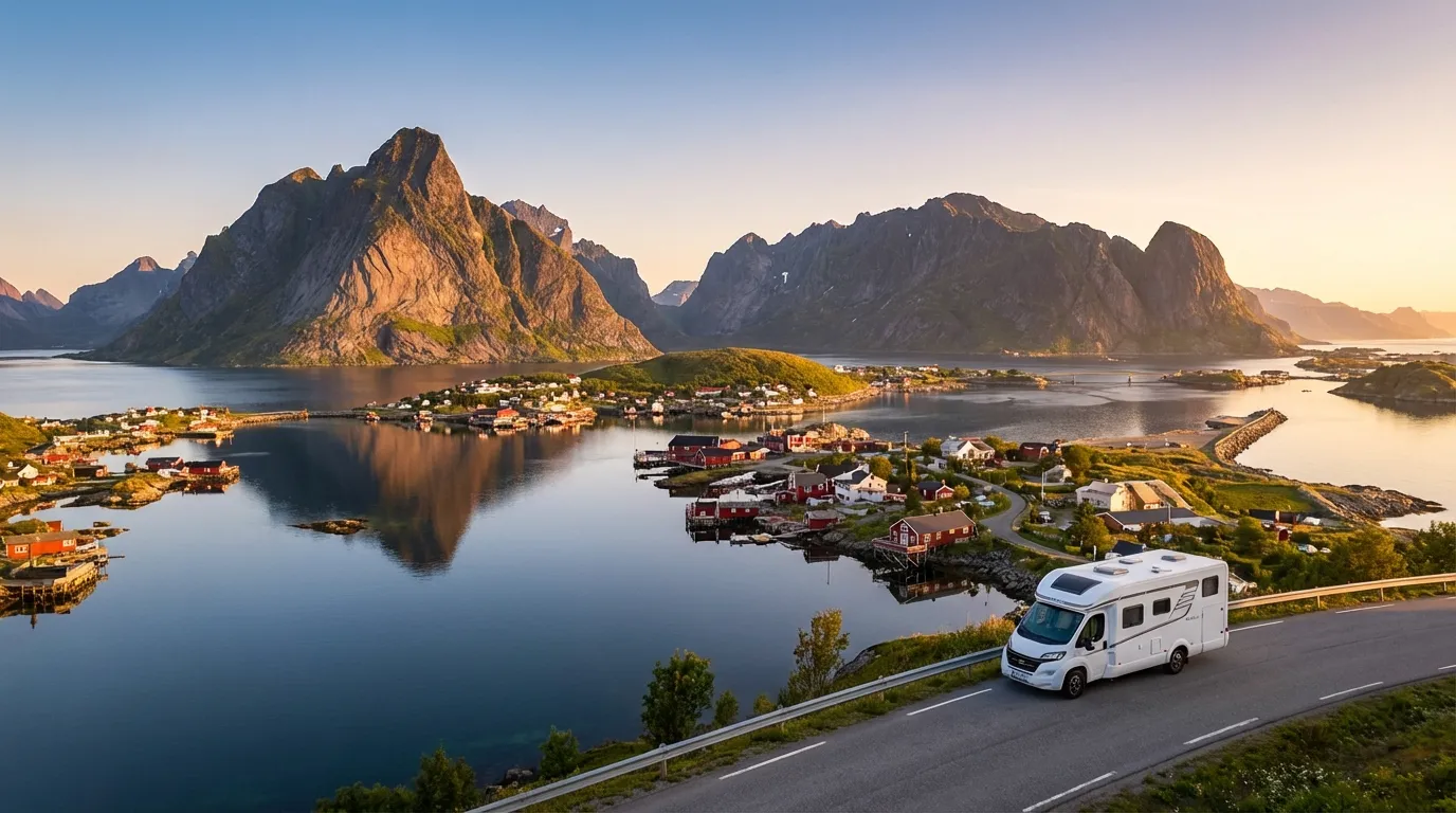 Motorhome route: Arctic motorhome adventure - Lofoten & North Cape