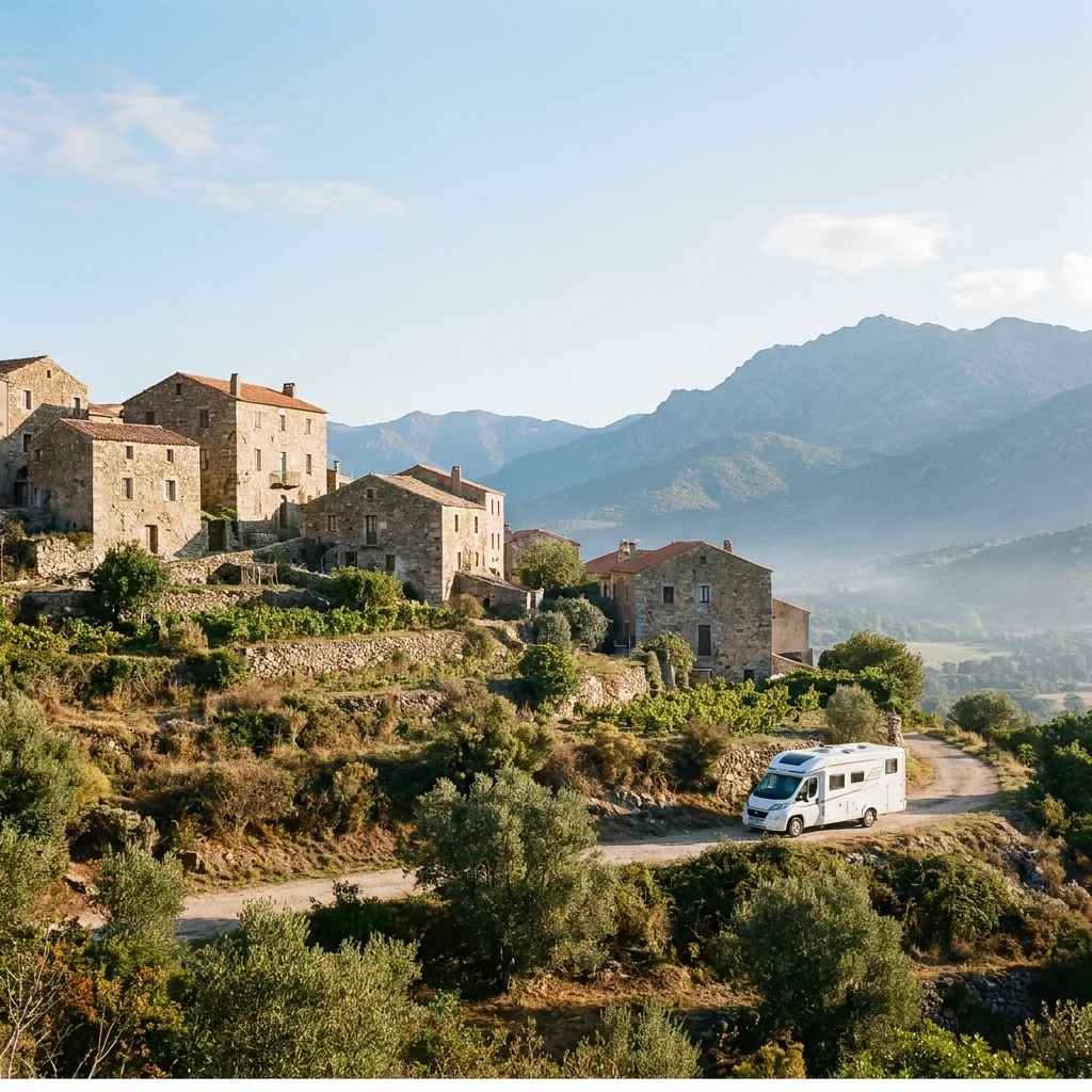 Camper trip to Sartène, Corsica