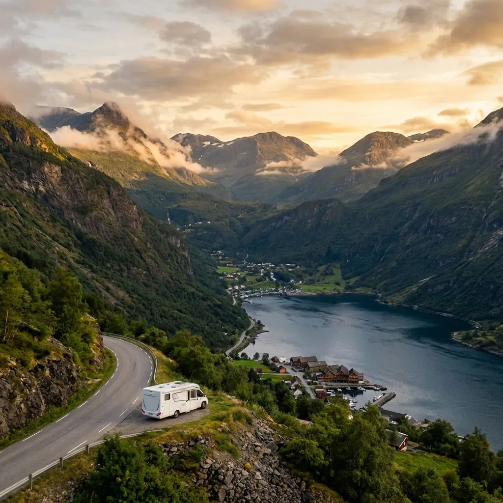 Motorhome travel photography