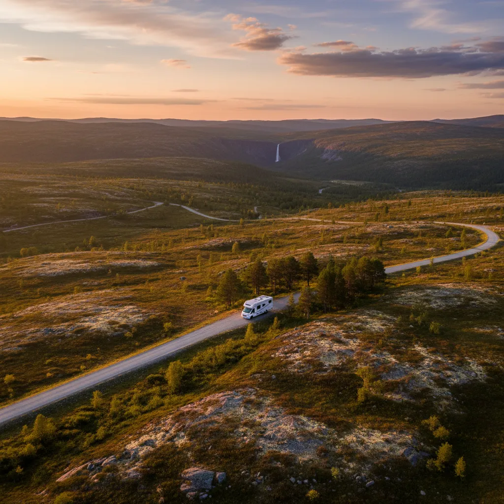 Motorhome travel photography