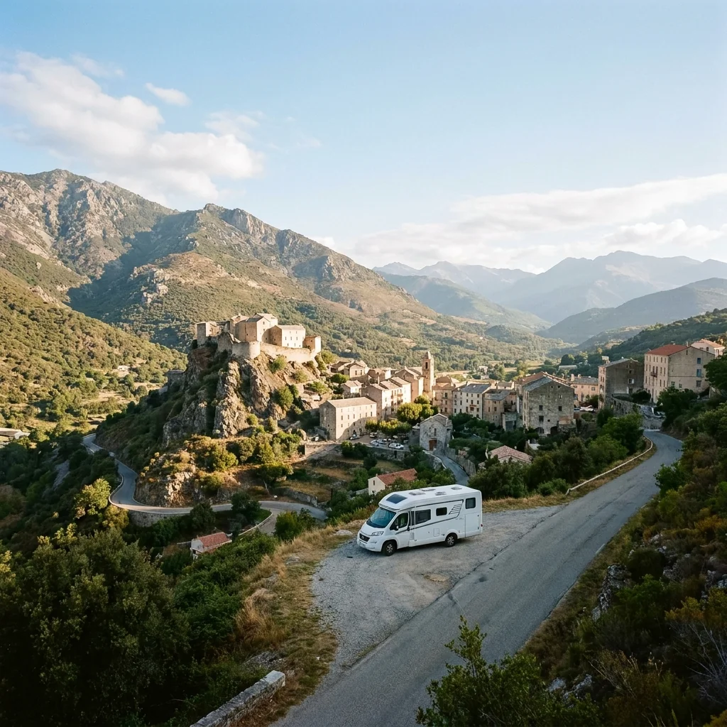 Camper trip to Corte, Corsica