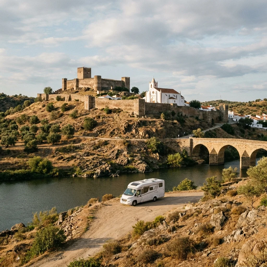 Camper trip to Mértola, Portugal