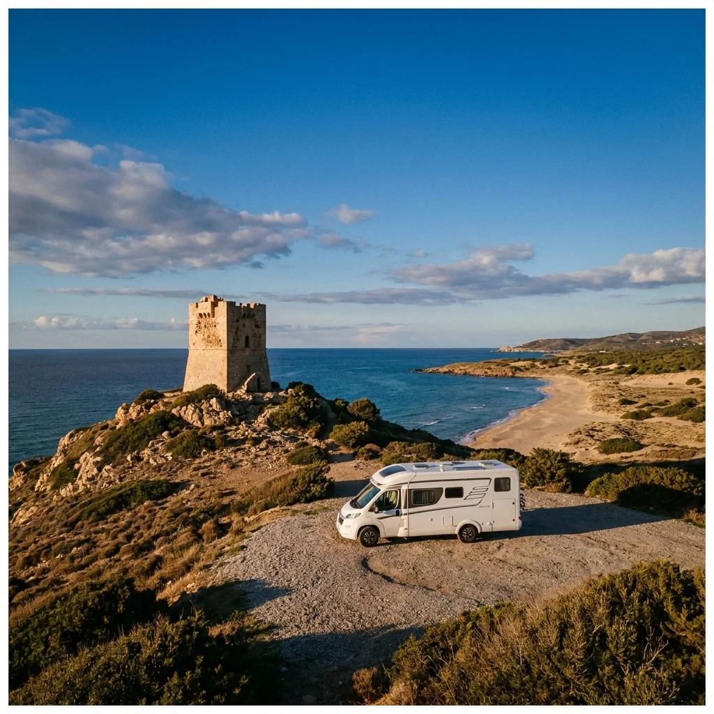 Camperreis naar Torre dei Corsari,