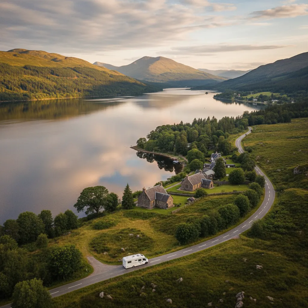 Motorhome travel photography