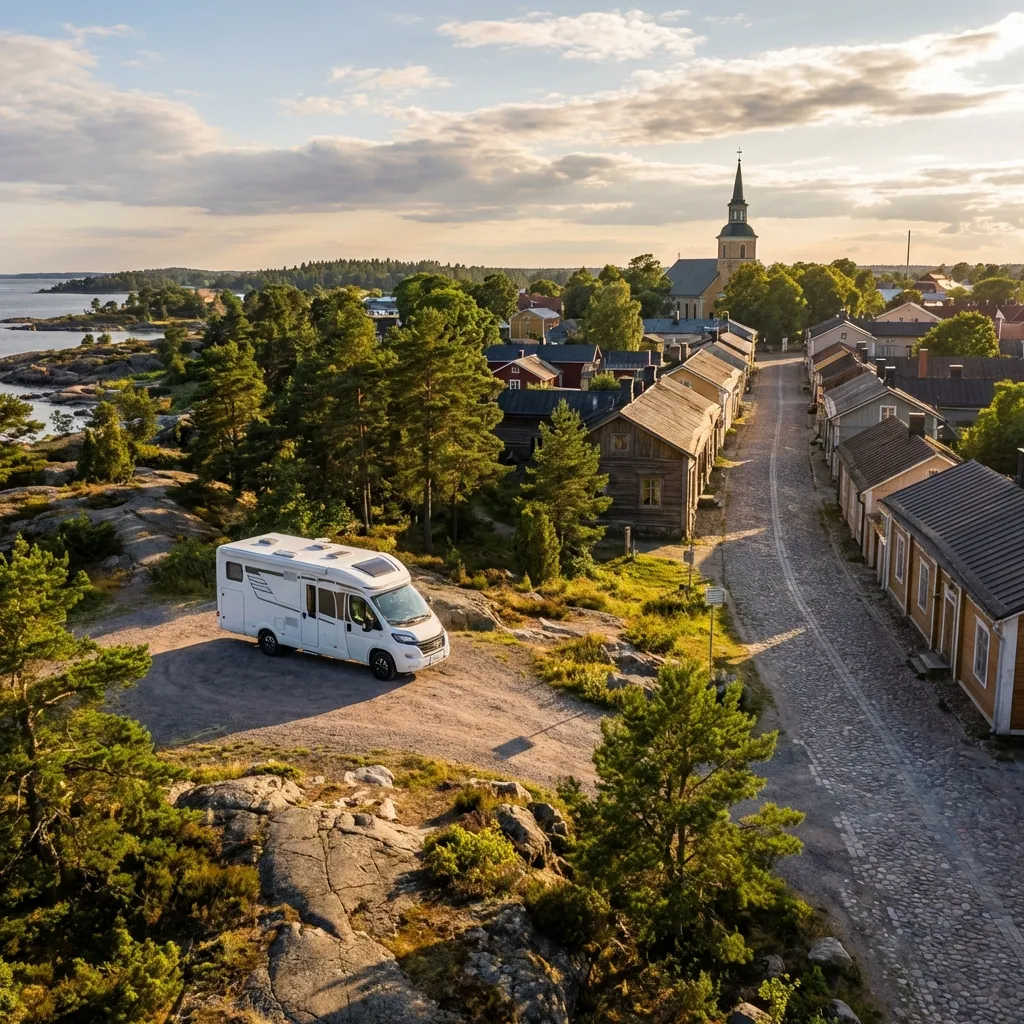 Motorhome travel photography