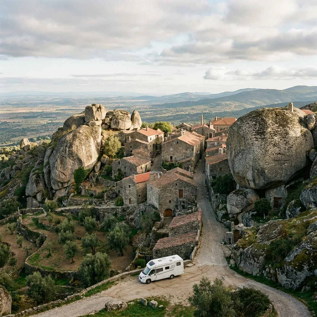 Camper trip to Monsanto, Portugal