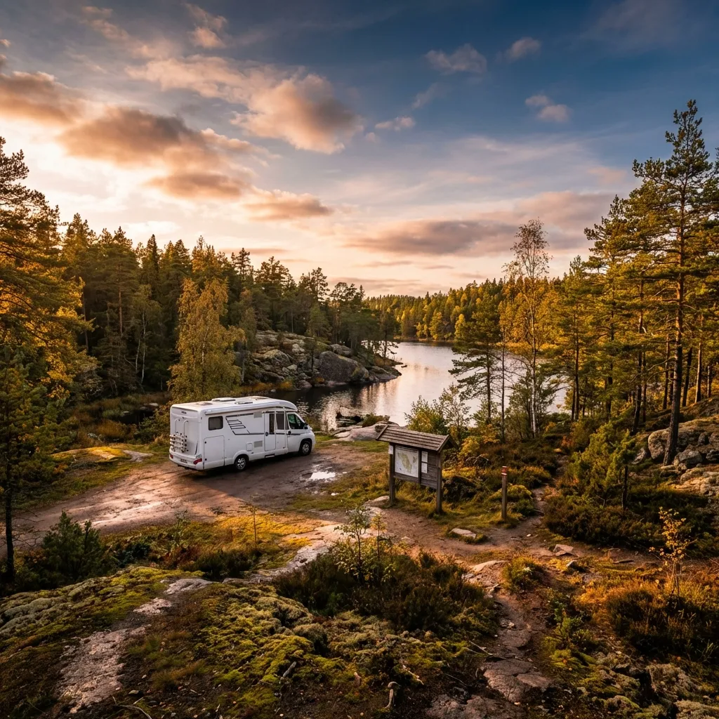 Motorhome travel photography