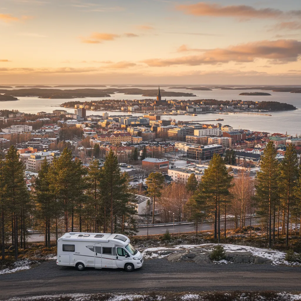 Motorhome travel photography