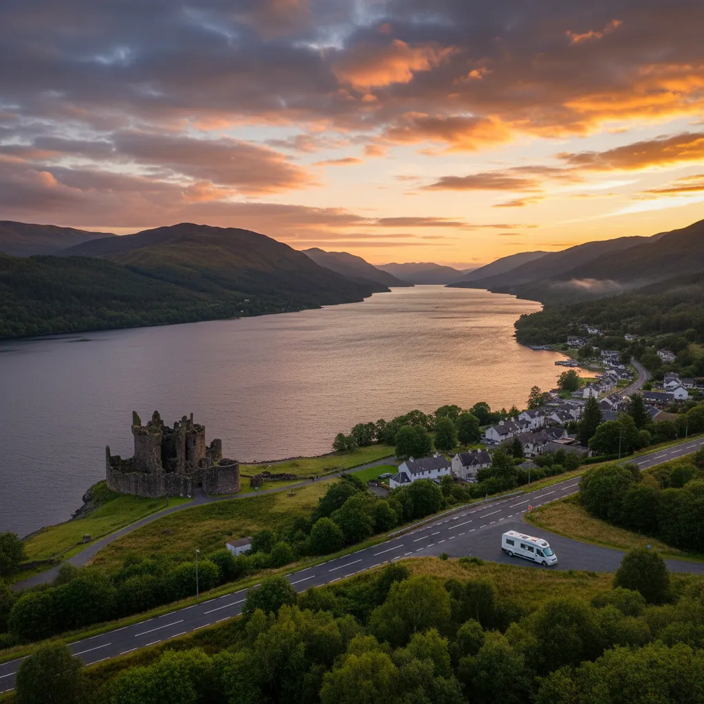 Motorhome travel photography