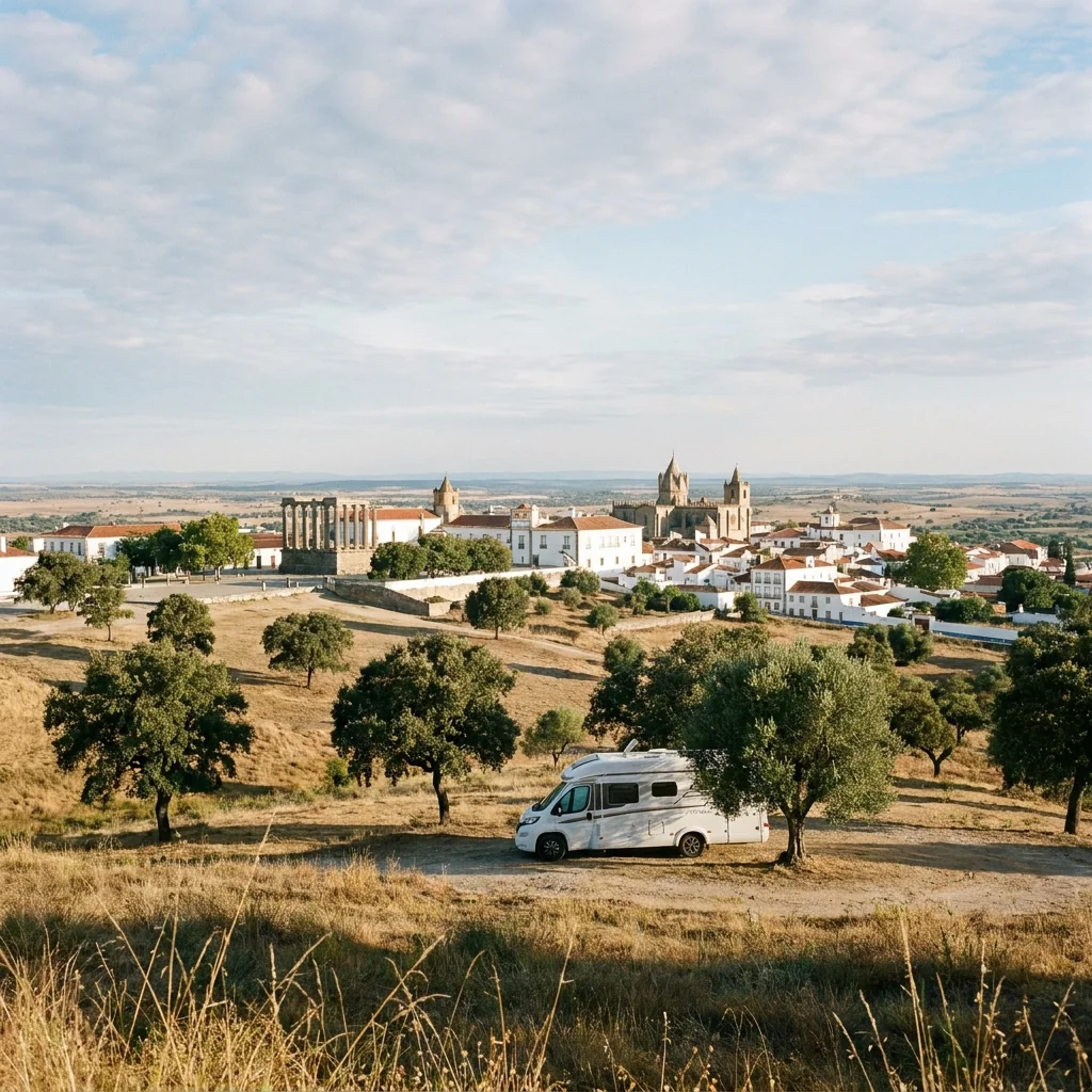 Camper trip to Évora, Portugal