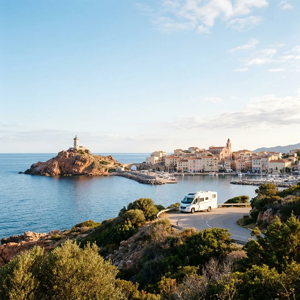 Camper trip to Île-Rousse, Corsica