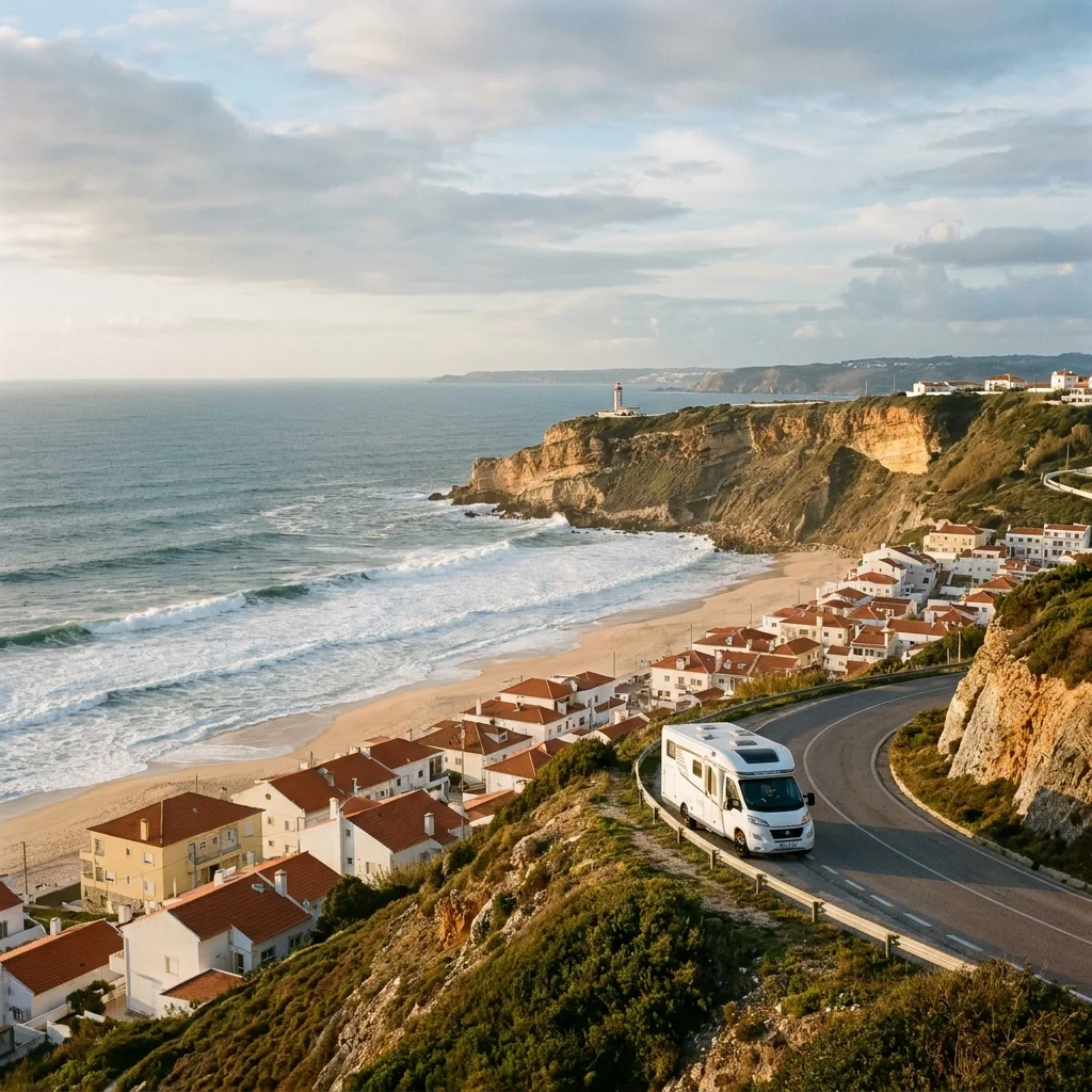 Camper trip to Nazaré, Portugal