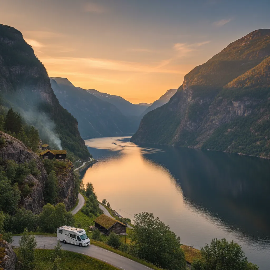 Motorhome travel photography