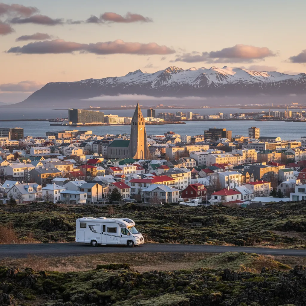 Motorhome travel photography