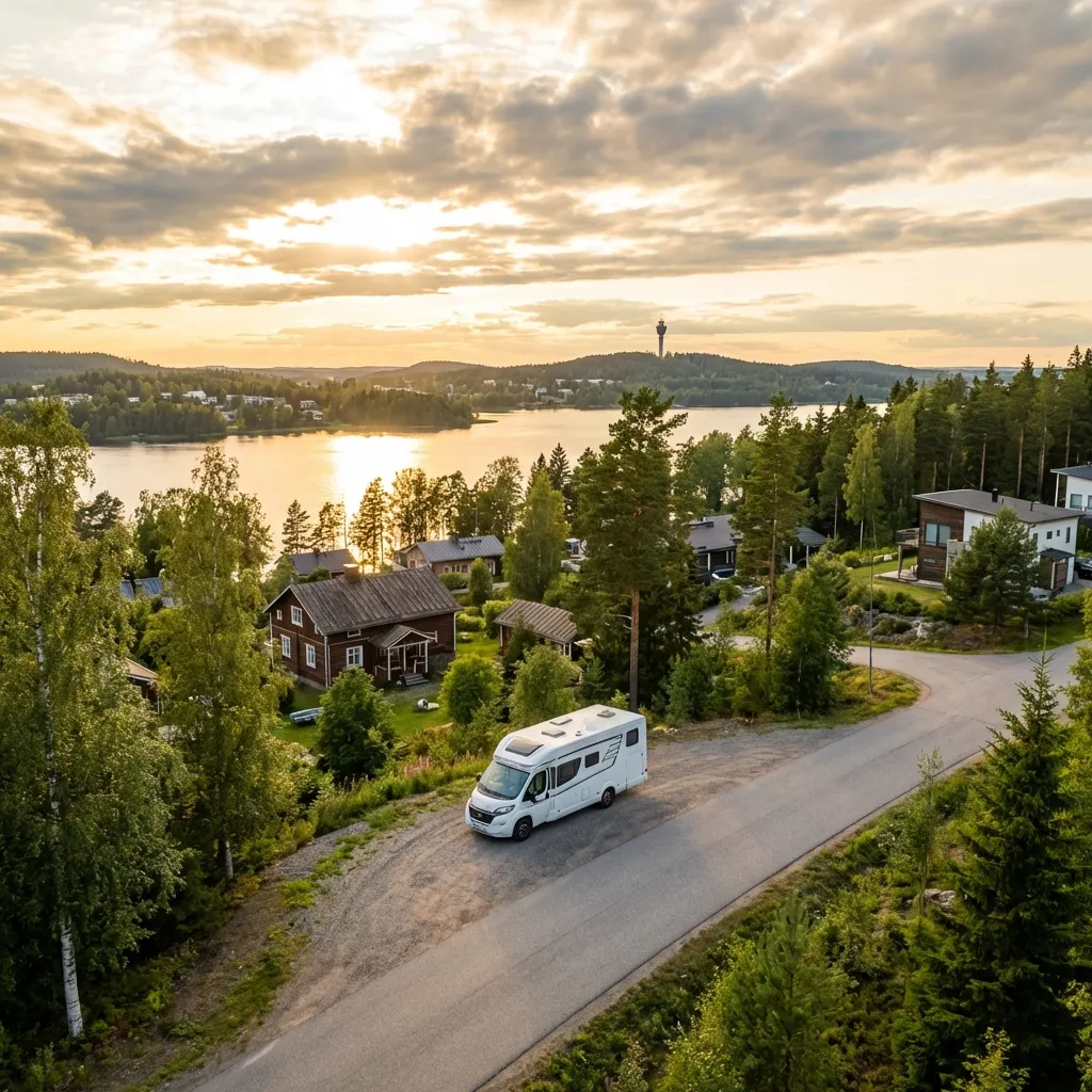 Motorhome travel photography