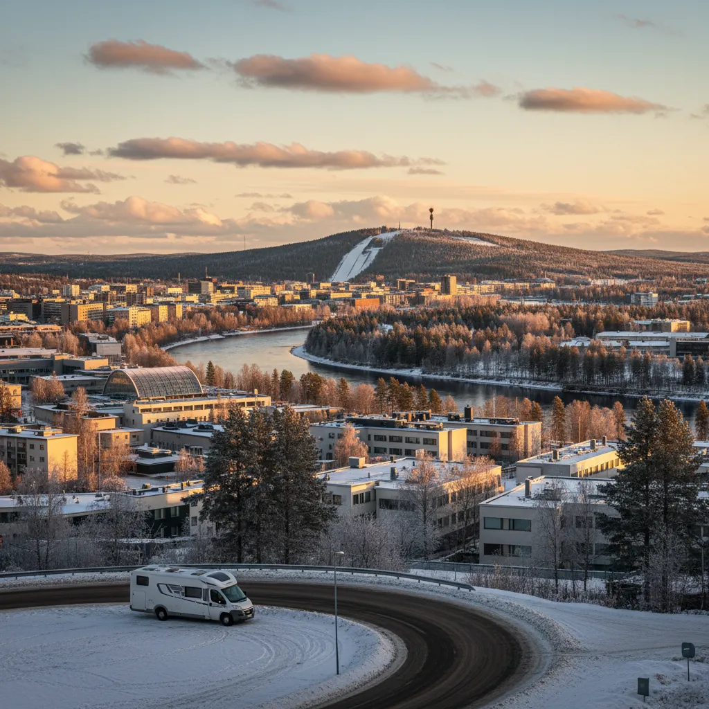 Motorhome travel photography