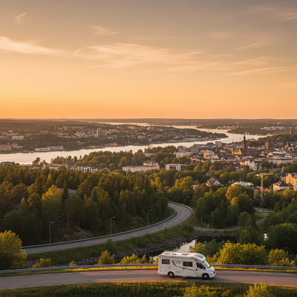 Motorhome travel photography