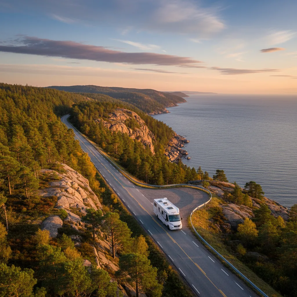 Stelle einfach deine Traumroute durch Schweden zusammen