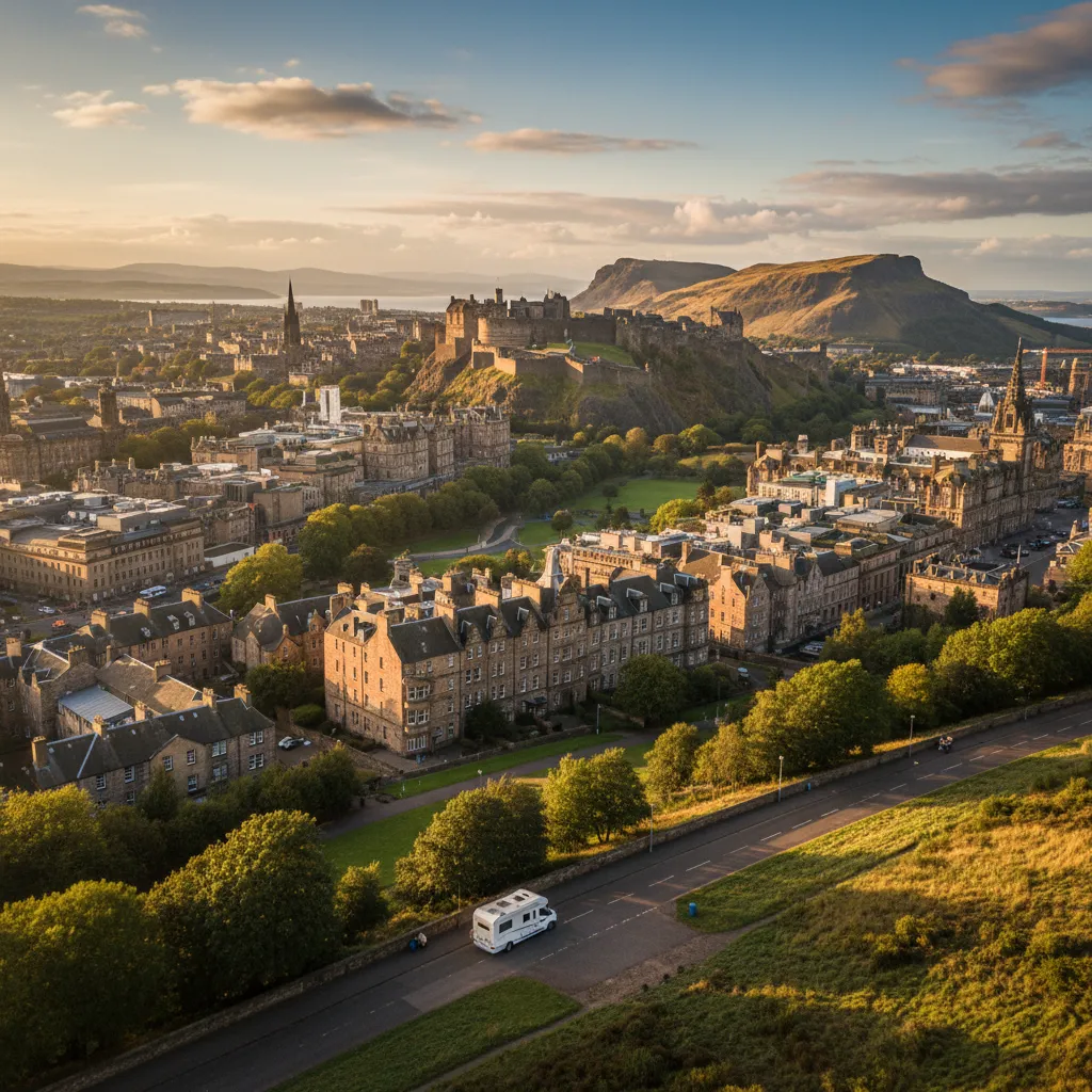 Motorhome travel photography